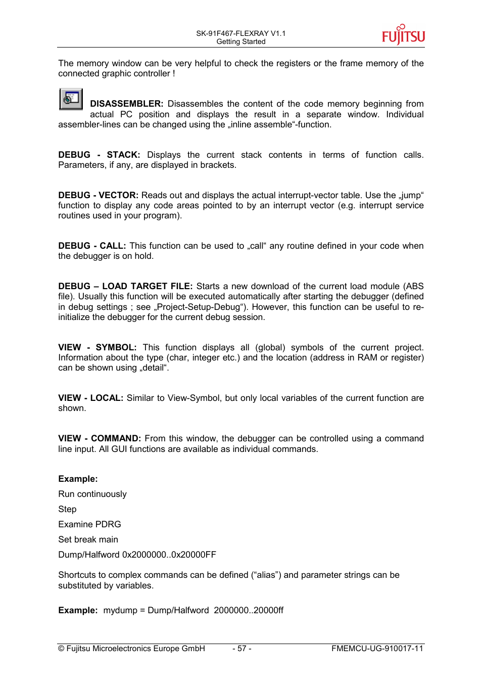 FUJITSU MB91460 SERIES User Manual | Page 57 / 73