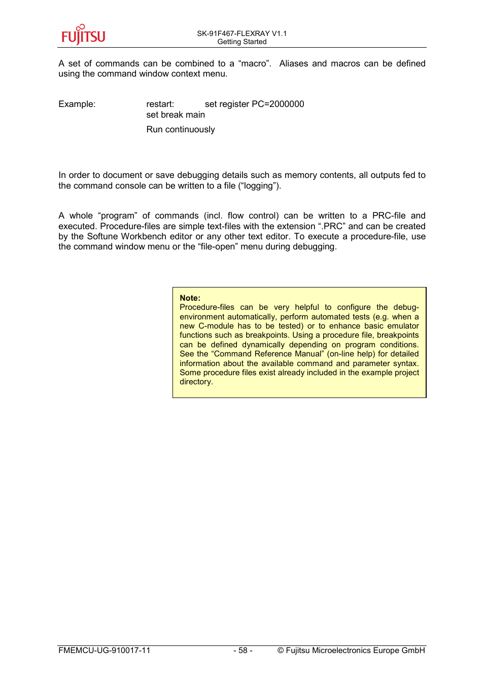 FUJITSU MB91460 SERIES User Manual | Page 58 / 73