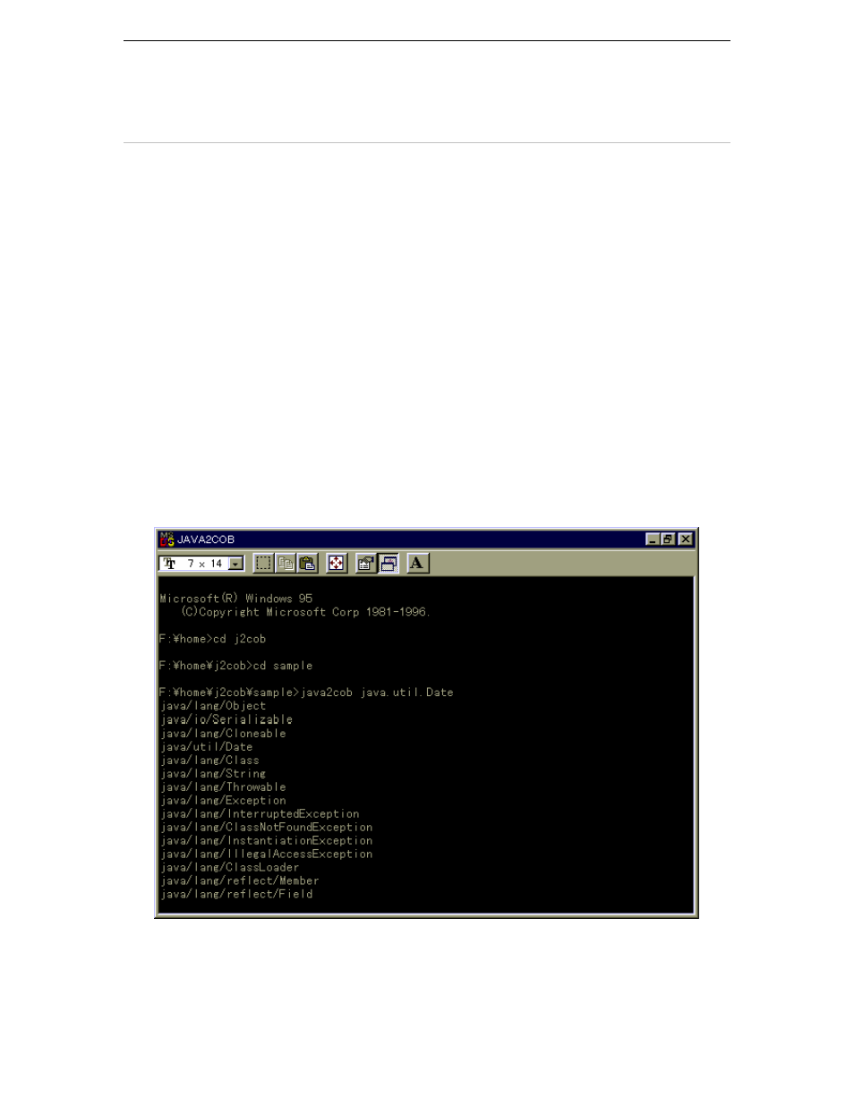 Creating adapter classes, Investigating the java class, Generating adapter class source | FUJITSU J Adapter Class Generator User Manual | Page 18 / 98