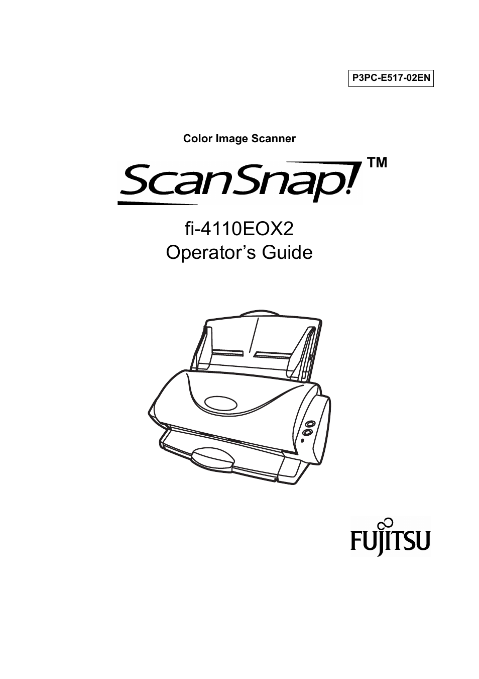 FUJITSU SCANSNAP! FI-4110EOX2 User Manual | 97 pages