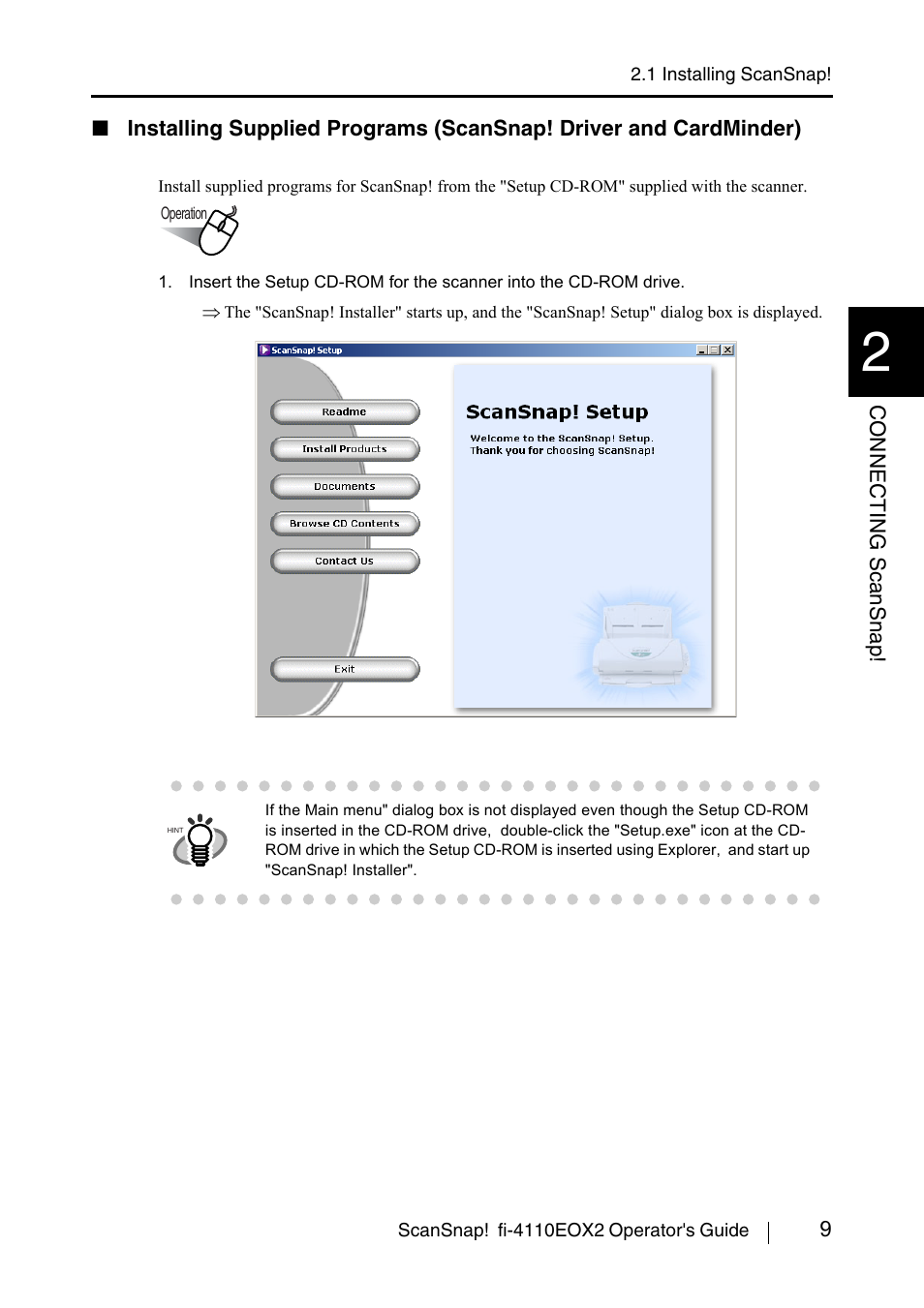 FUJITSU SCANSNAP! FI-4110EOX2 User Manual | Page 25 / 97