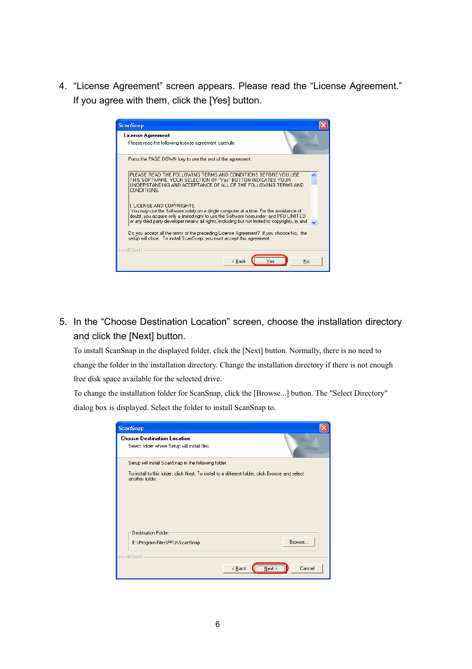 FUJITSU ScanSnap Upgrade P2WW-1860-01EN Scanner User Manual | Page 10 / 55