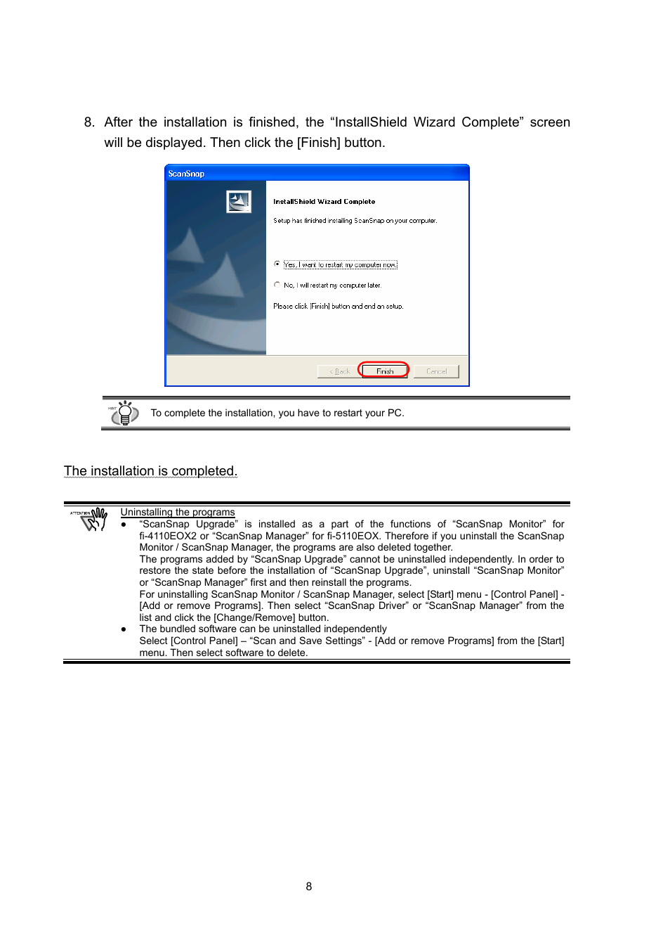 FUJITSU ScanSnap Upgrade P2WW-1860-01EN Scanner User Manual | Page 12 / 55