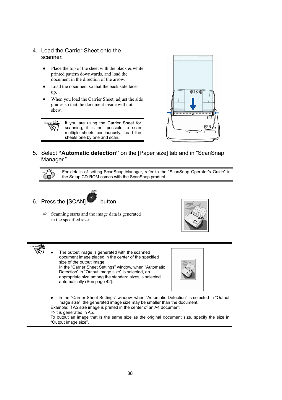 FUJITSU ScanSnap Upgrade P2WW-1860-01EN Scanner User Manual | Page 42 / 55