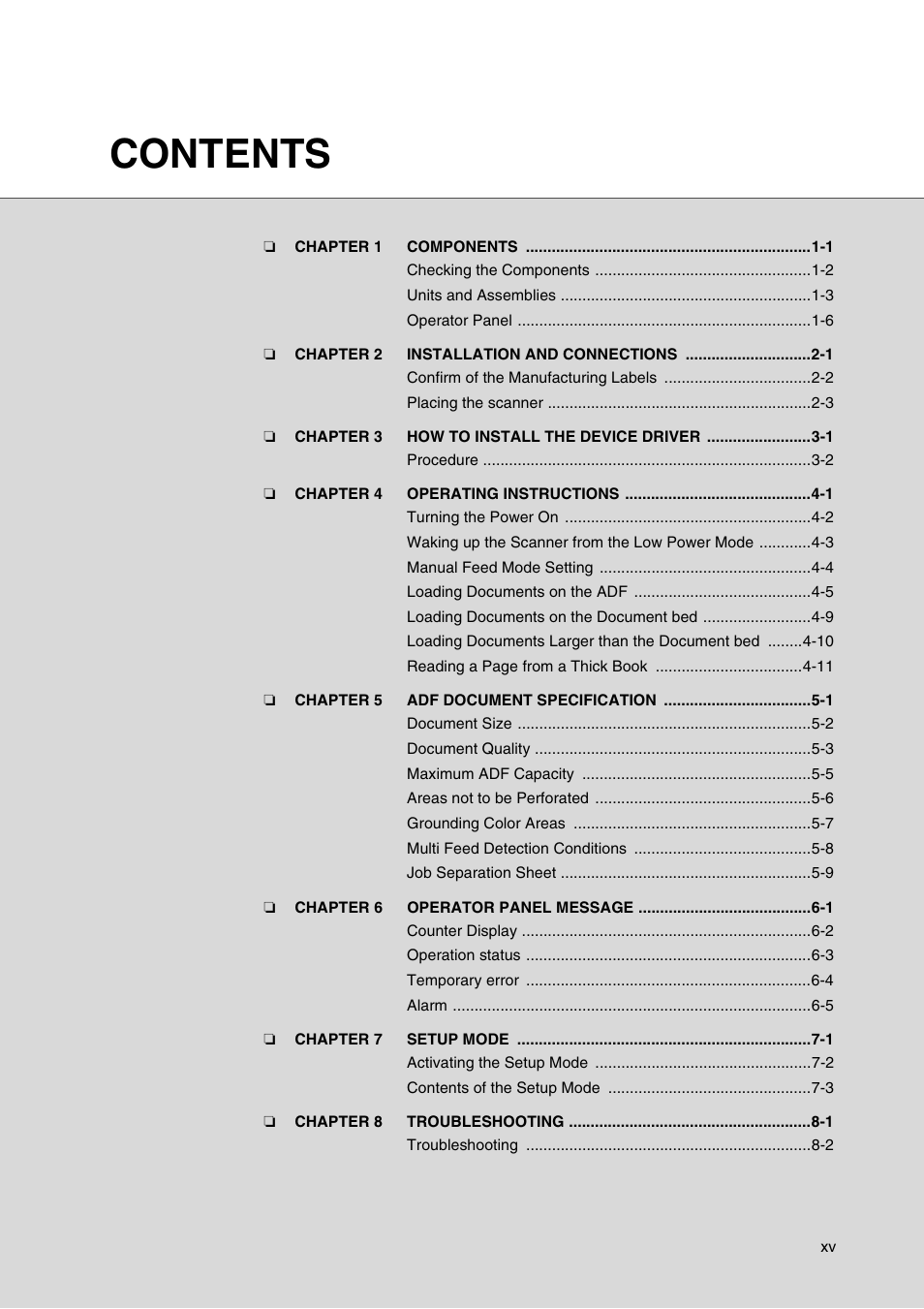 FUJITSU fi-4340C User Manual | Page 17 / 114