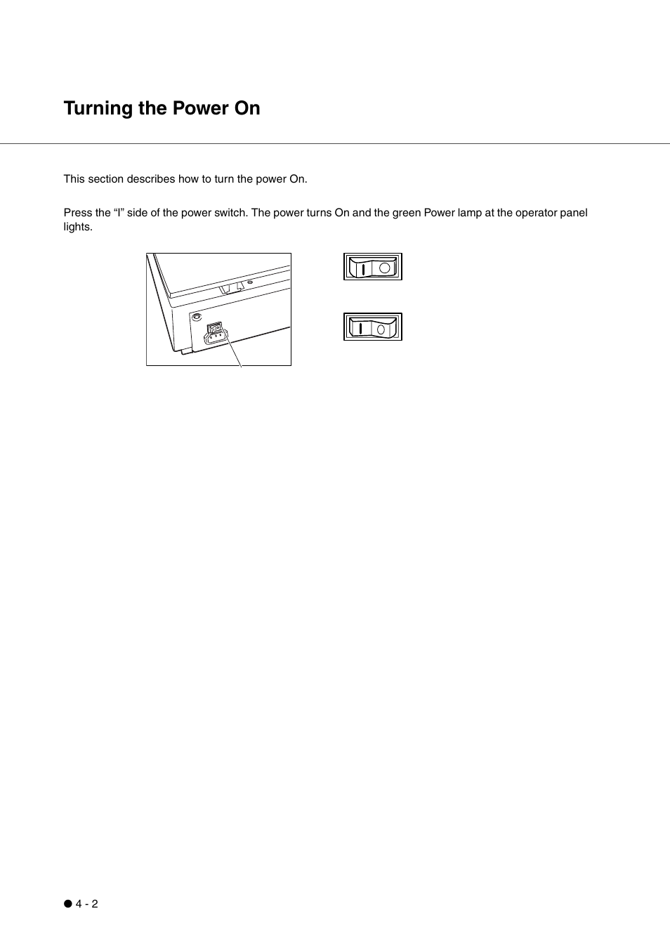 Turning the power on, Turning the power on -2 | FUJITSU fi-4340C User Manual | Page 38 / 114