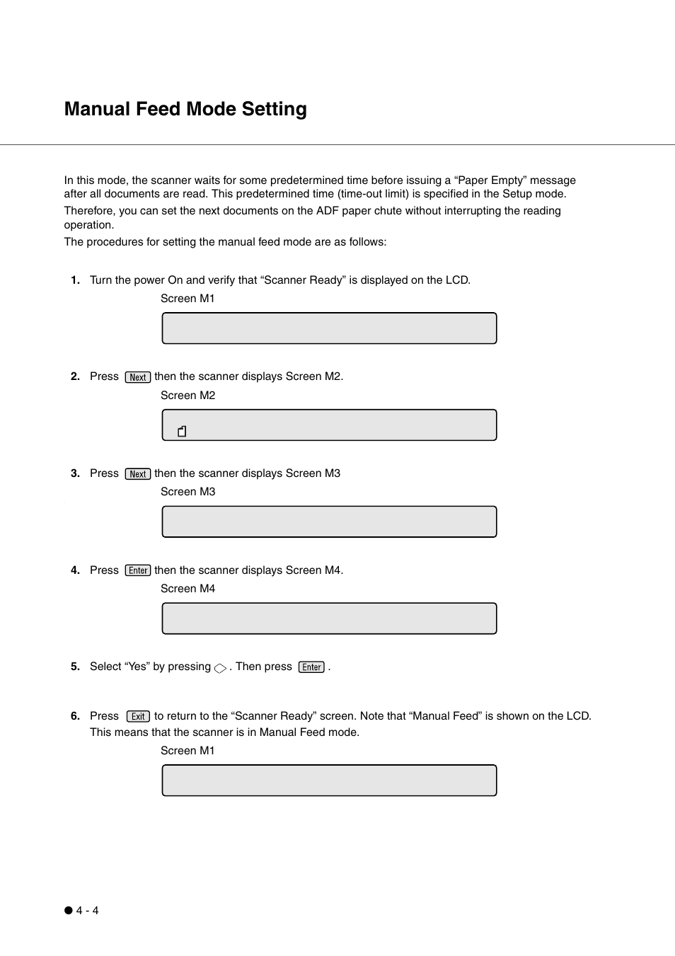 Manual feed mode setting, Manual feed mode setting -4 | FUJITSU fi-4340C User Manual | Page 40 / 114