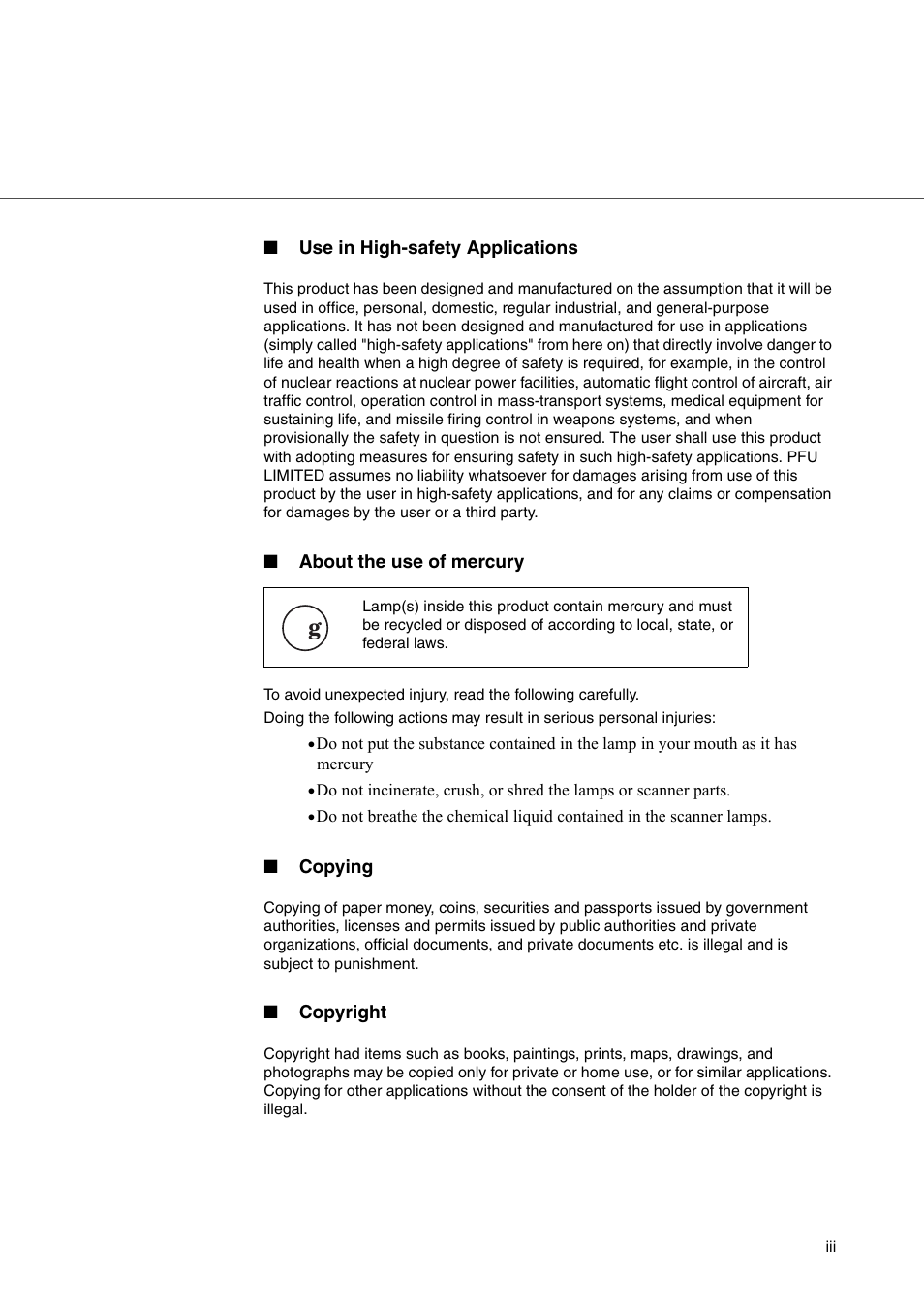 FUJITSU fi-4340C User Manual | Page 5 / 114