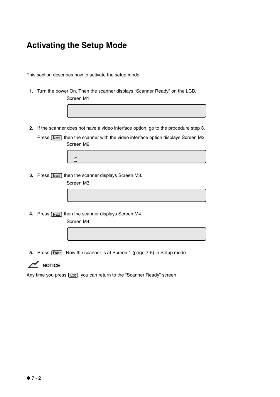 Activating the setup mode, Activating the setup mode -2 | FUJITSU fi-4340C User Manual | Page 66 / 114