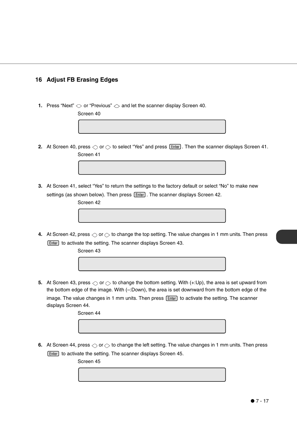 16 adjust fb erasing edges | FUJITSU fi-4340C User Manual | Page 81 / 114