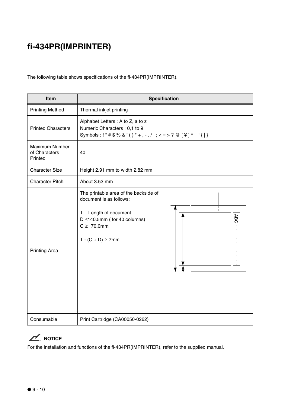 Fi-434pr(imprinter), Fi-434pr(imprinter) -10 | FUJITSU fi-4340C User Manual | Page 98 / 114