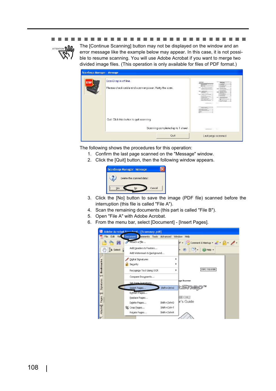 FUJITSU ScanSnap S500 User Manual | Page 126 / 196