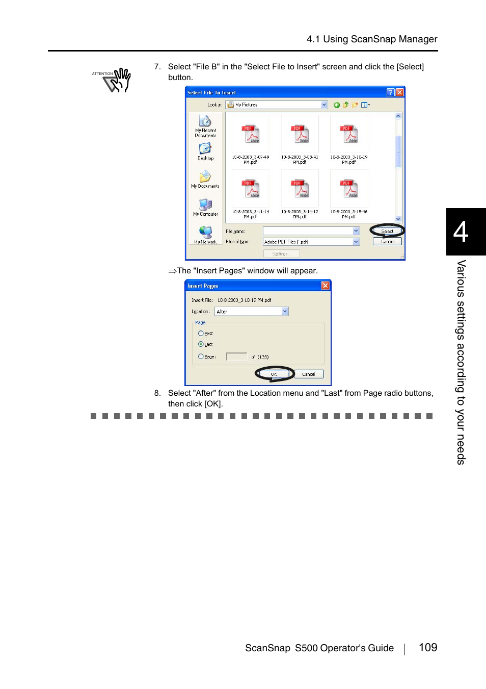 FUJITSU ScanSnap S500 User Manual | Page 127 / 196