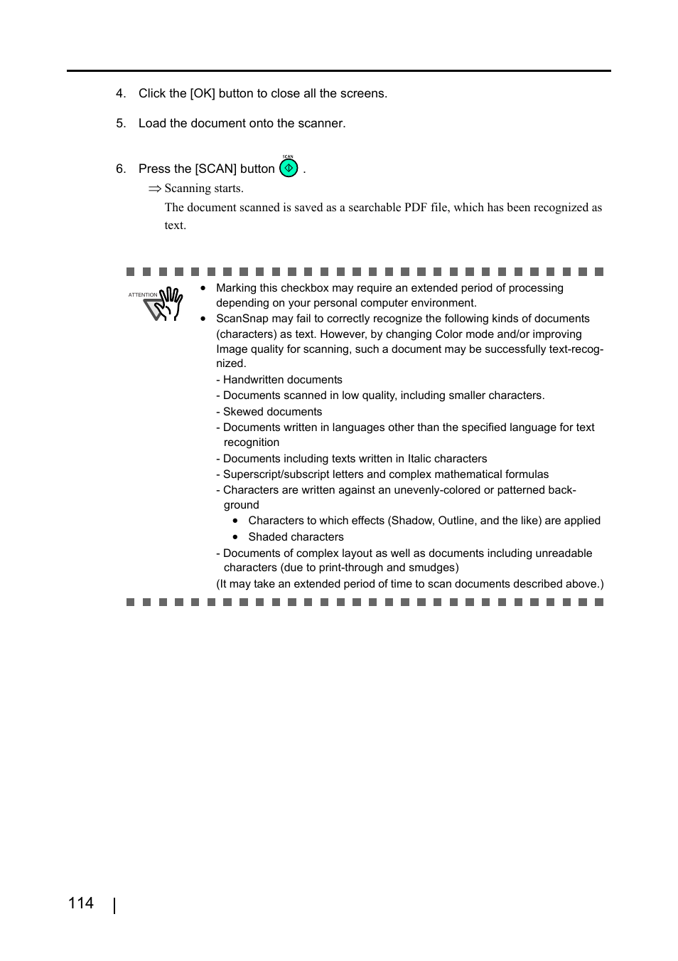 FUJITSU ScanSnap S500 User Manual | Page 132 / 196