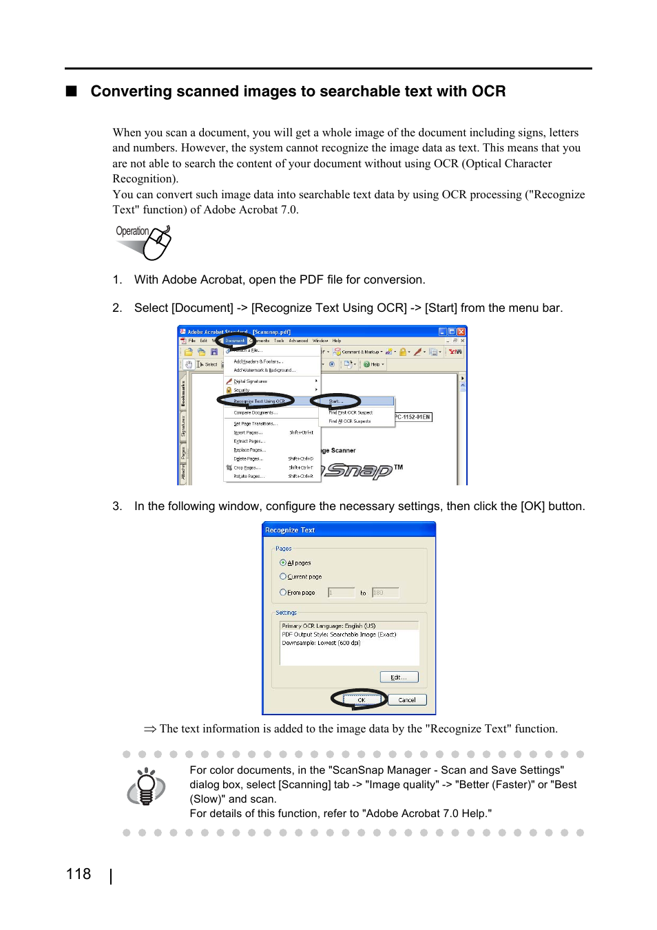 FUJITSU ScanSnap S500 User Manual | Page 136 / 196