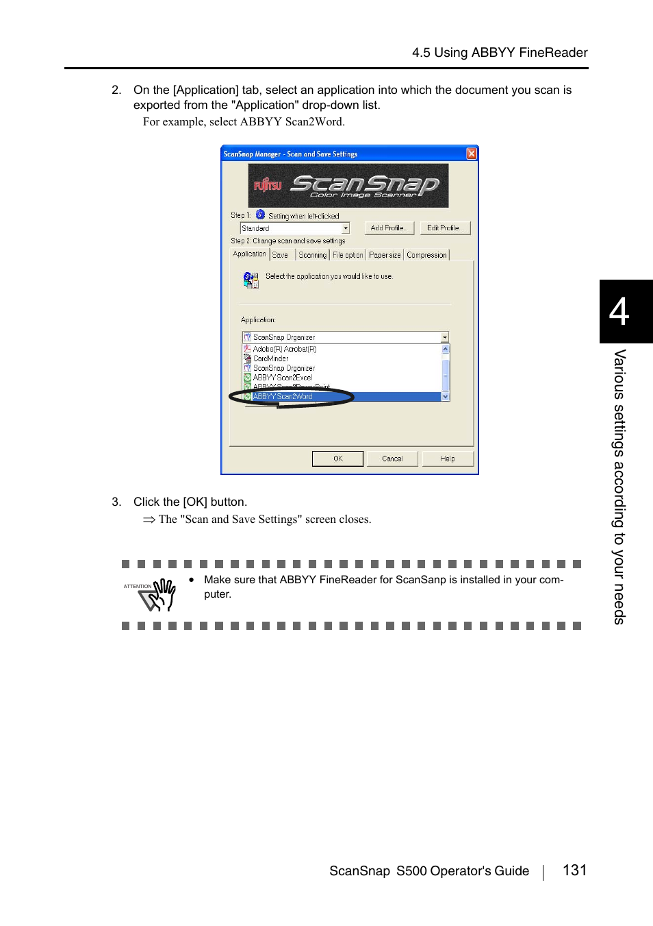 FUJITSU ScanSnap S500 User Manual | Page 149 / 196