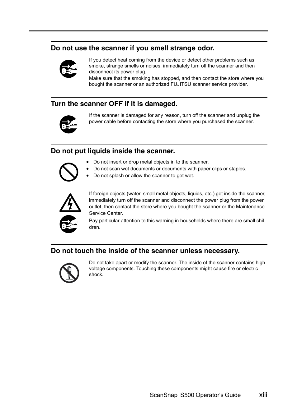 FUJITSU ScanSnap S500 User Manual | Page 15 / 196