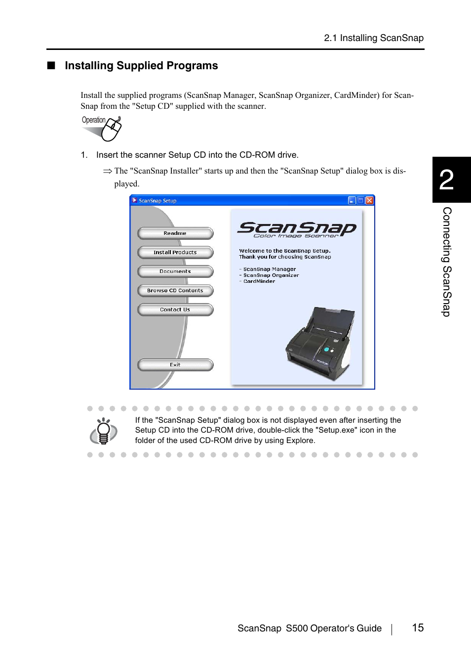 FUJITSU ScanSnap S500 User Manual | Page 33 / 196