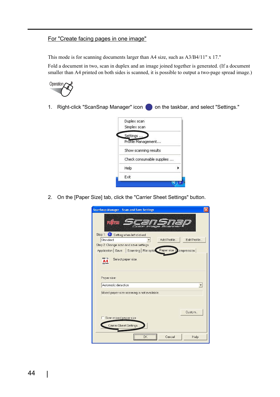 FUJITSU ScanSnap S500 User Manual | Page 62 / 196