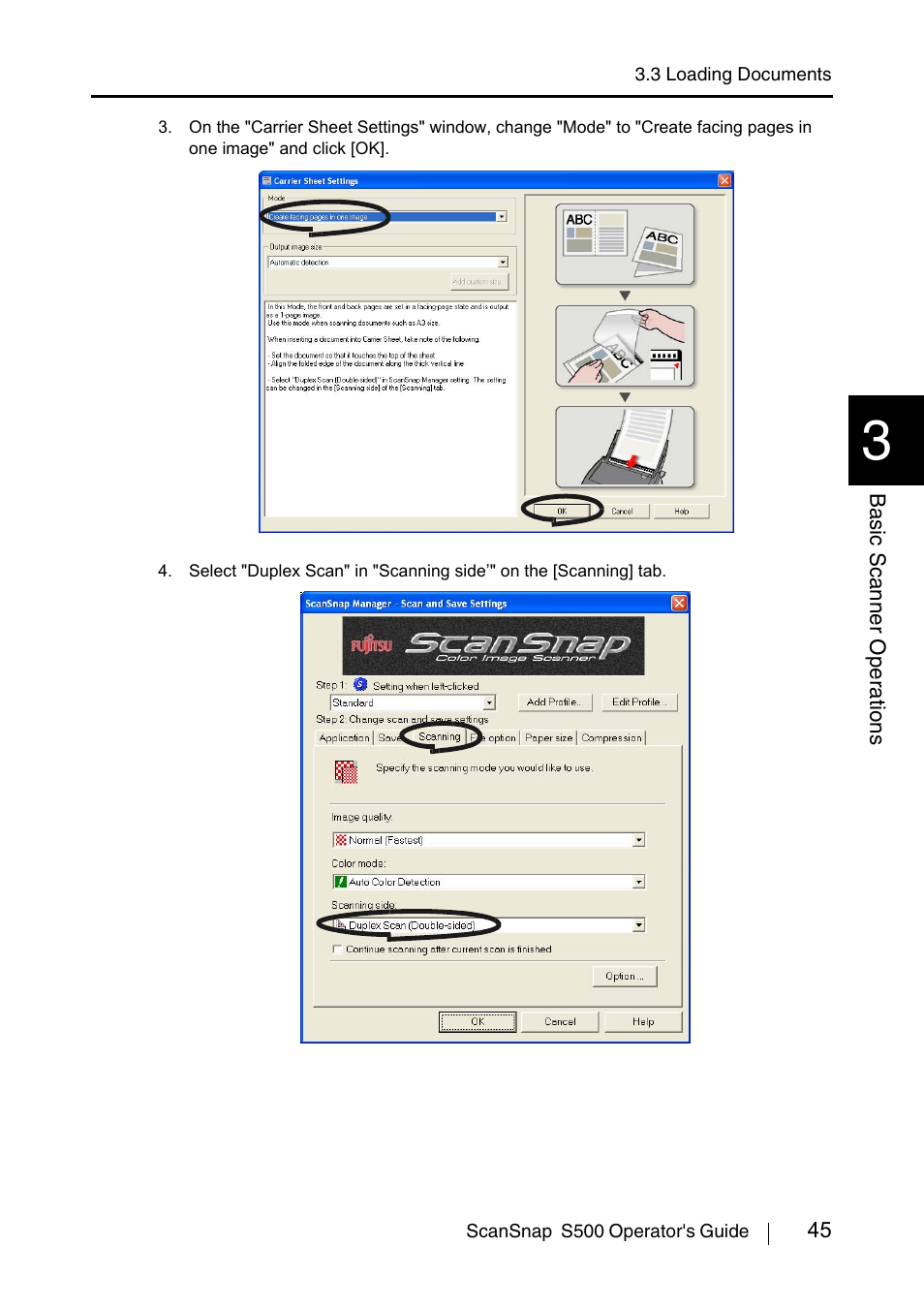 FUJITSU ScanSnap S500 User Manual | Page 63 / 196