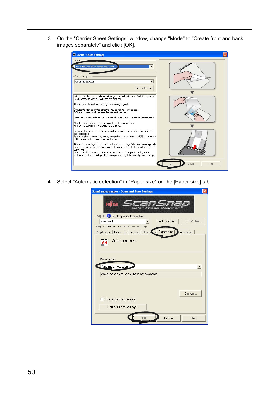 FUJITSU ScanSnap S500 User Manual | Page 68 / 196