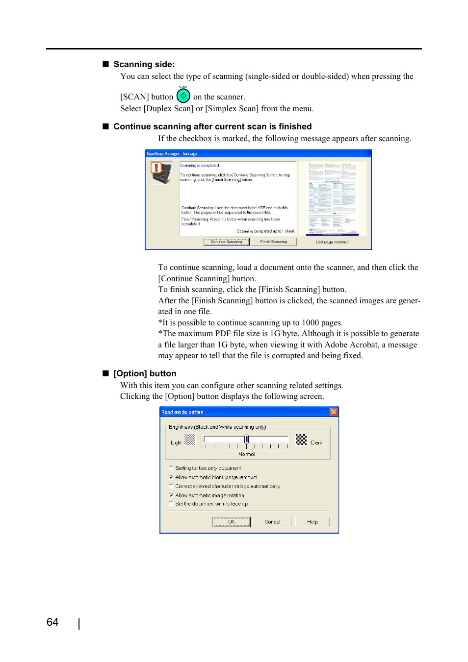 FUJITSU ScanSnap S500 User Manual | Page 82 / 196