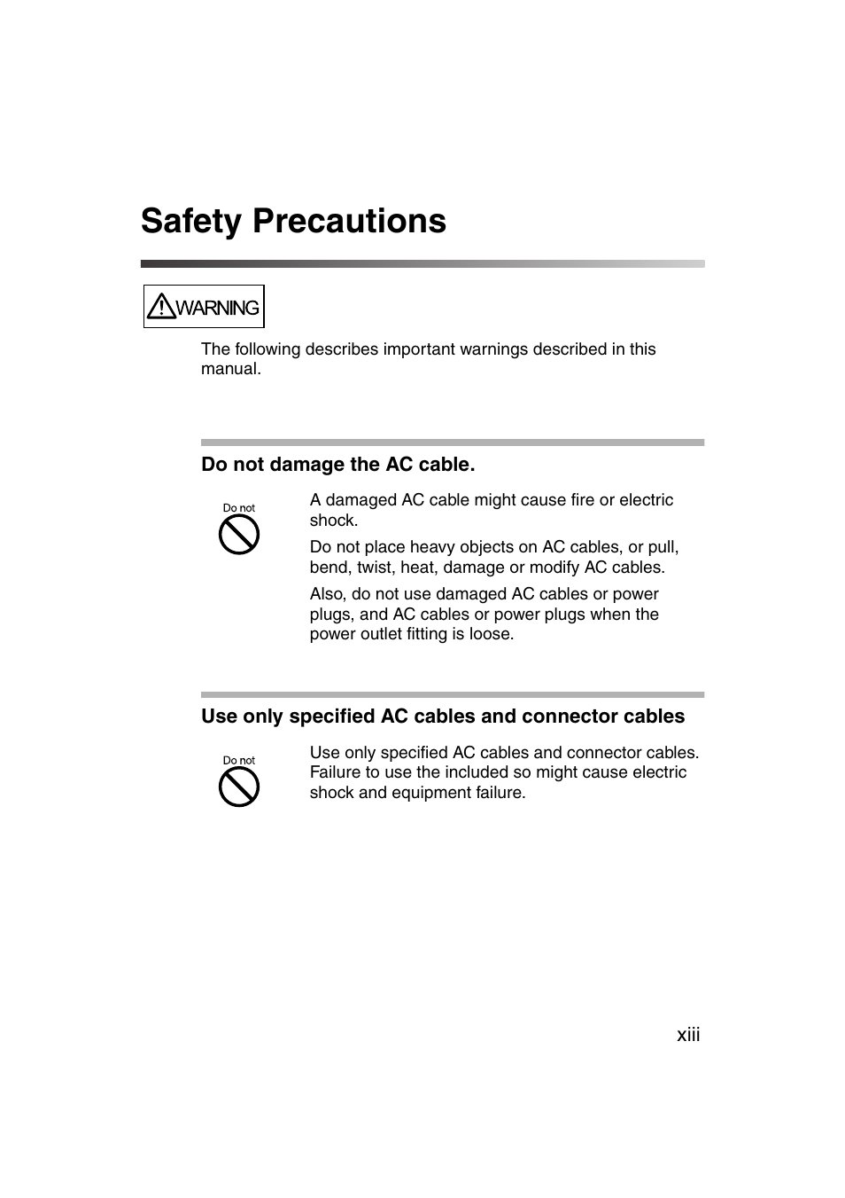 Safety precautions | FUJITSU fi-4120C User Manual | Page 14 / 180