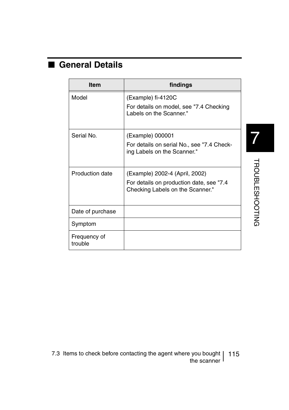 General details | FUJITSU fi-4120C User Manual | Page 142 / 180