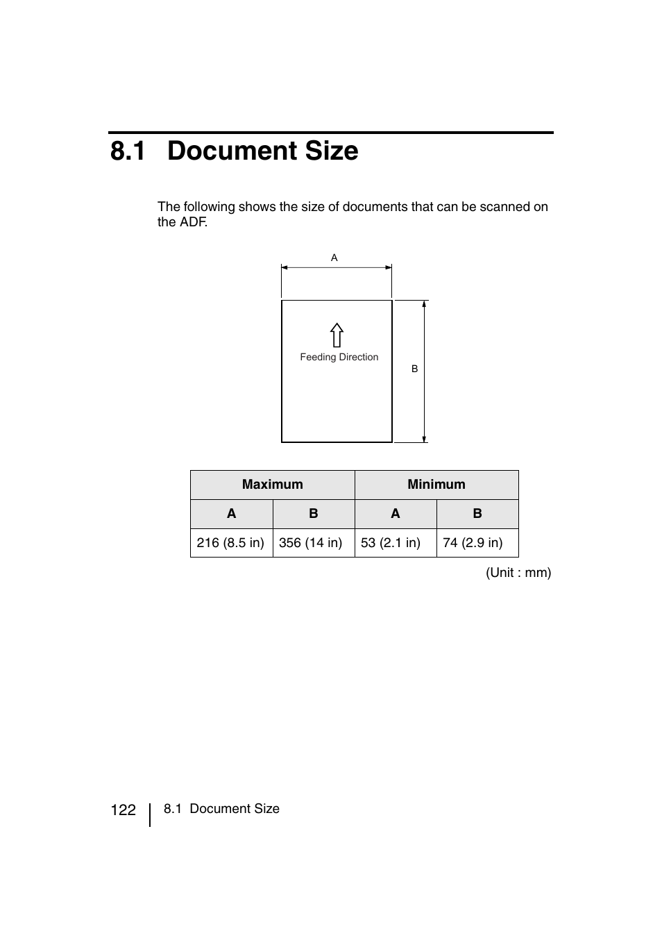 1 document size | FUJITSU fi-4120C User Manual | Page 149 / 180