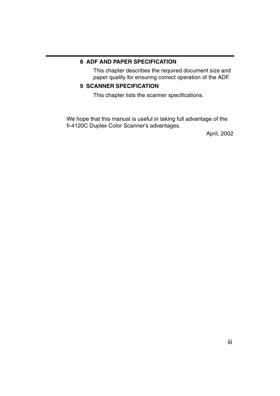 FUJITSU fi-4120C User Manual | Page 4 / 180
