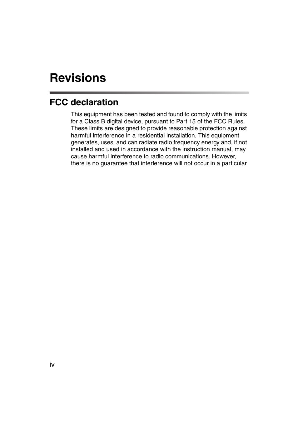 Revisions, Fcc declaration | FUJITSU fi-4120C User Manual | Page 5 / 180