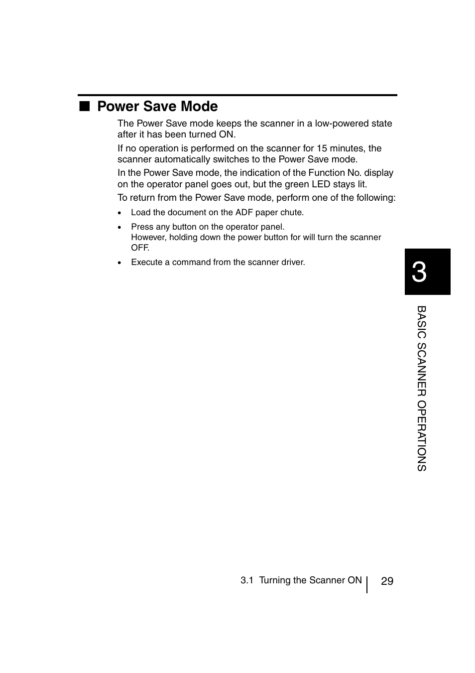 Power save mode | FUJITSU fi-4120C User Manual | Page 56 / 180