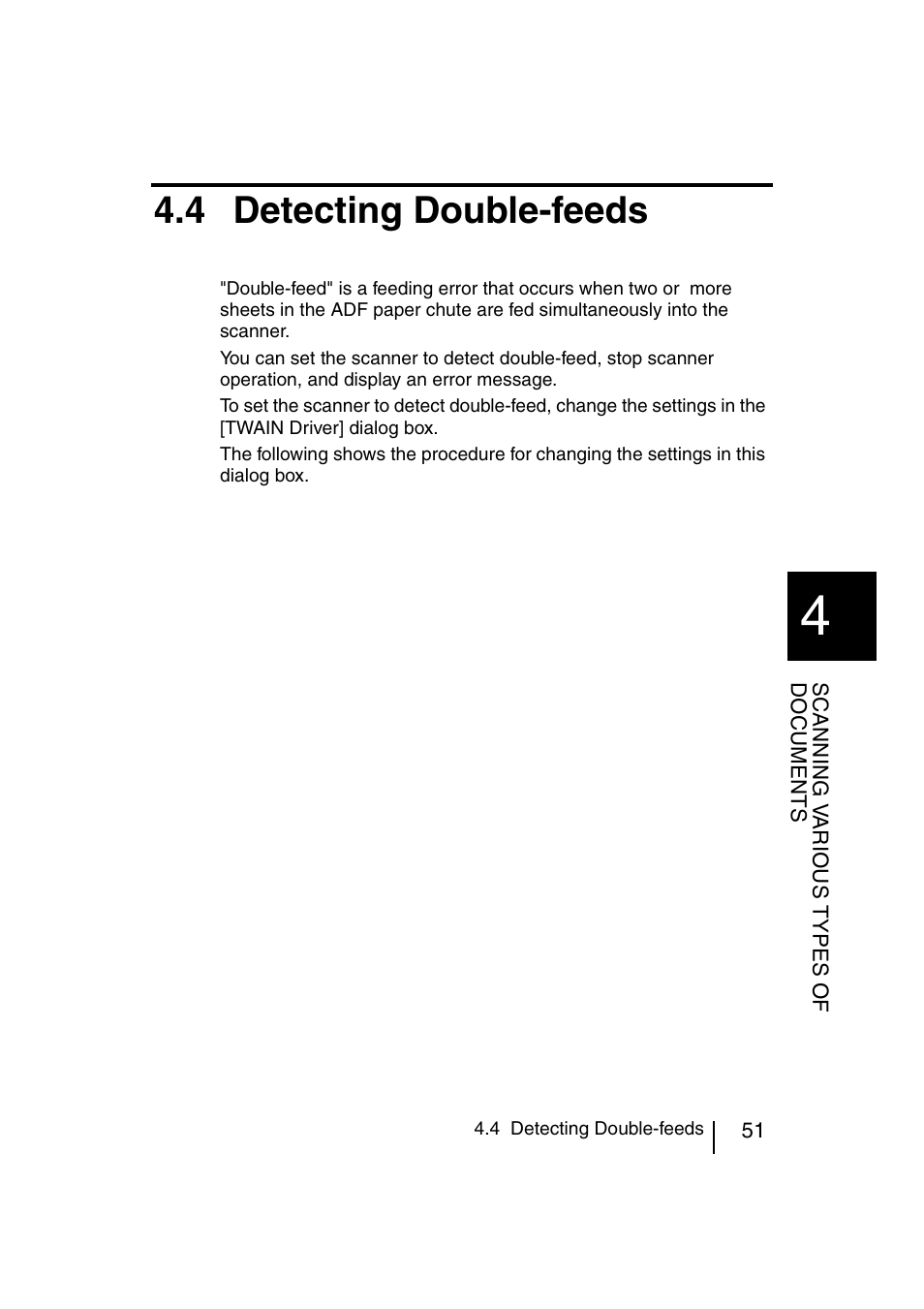 4 detecting double-feeds | FUJITSU fi-4120C User Manual | Page 78 / 180