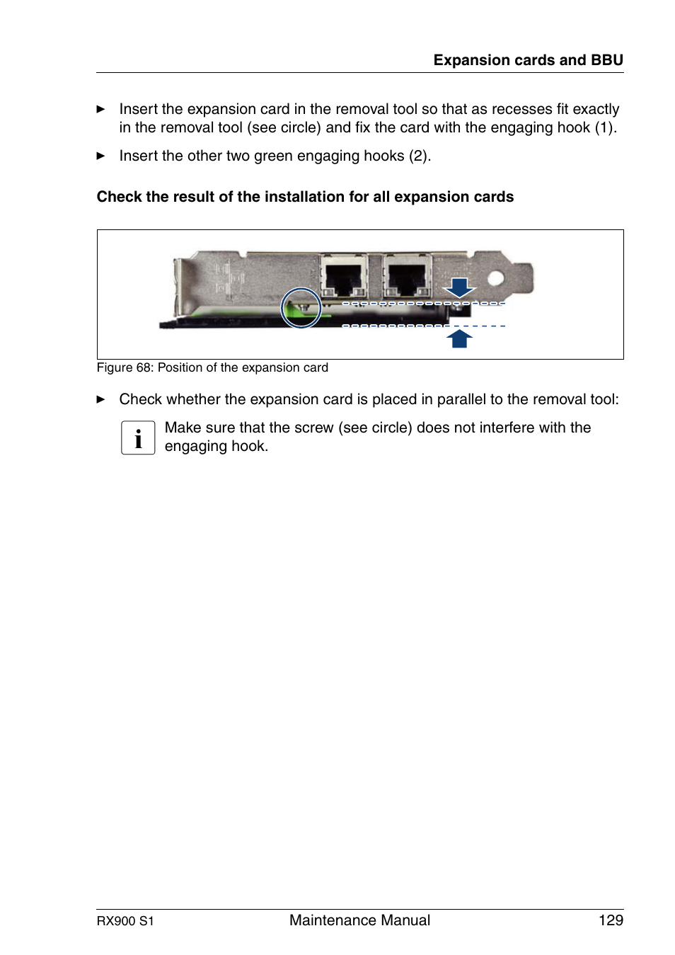 Check the result of the installation for | FUJITSU PRIMERGY RX900 S1 User Manual | Page 129 / 368