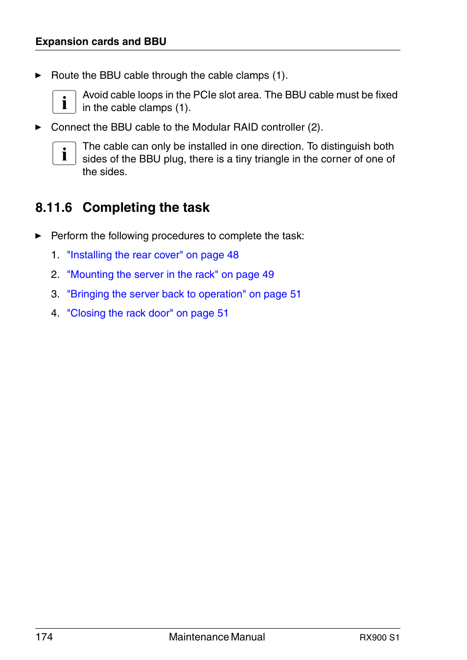 Completing the task, 6 completing the task | FUJITSU PRIMERGY RX900 S1 User Manual | Page 174 / 368