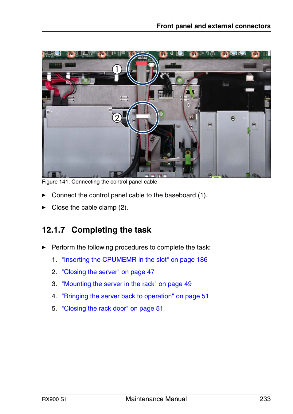 Completing the task, 7 completing the task | FUJITSU PRIMERGY RX900 S1 User Manual | Page 233 / 368