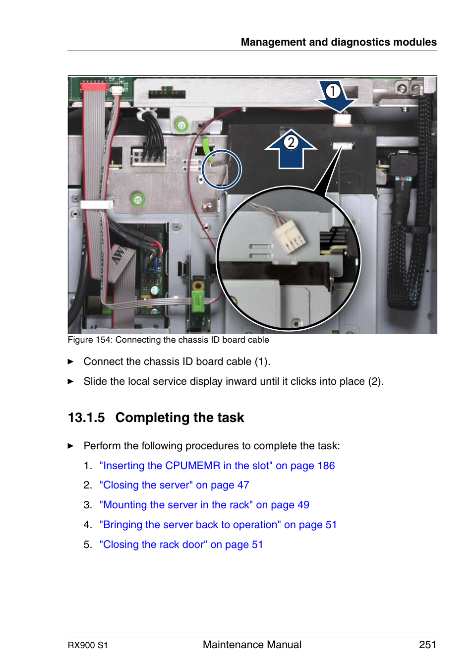 Completing the task, 5 completing the task | FUJITSU PRIMERGY RX900 S1 User Manual | Page 251 / 368