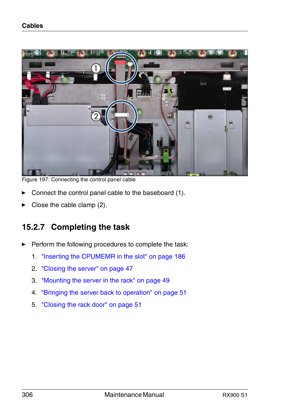 Completing the task, 7 completing the task | FUJITSU PRIMERGY RX900 S1 User Manual | Page 306 / 368