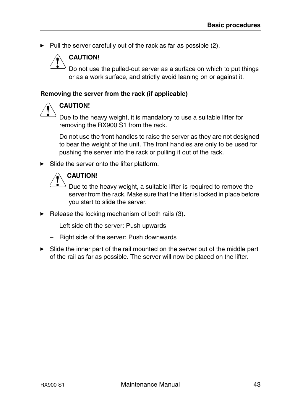 FUJITSU PRIMERGY RX900 S1 User Manual | Page 43 / 368