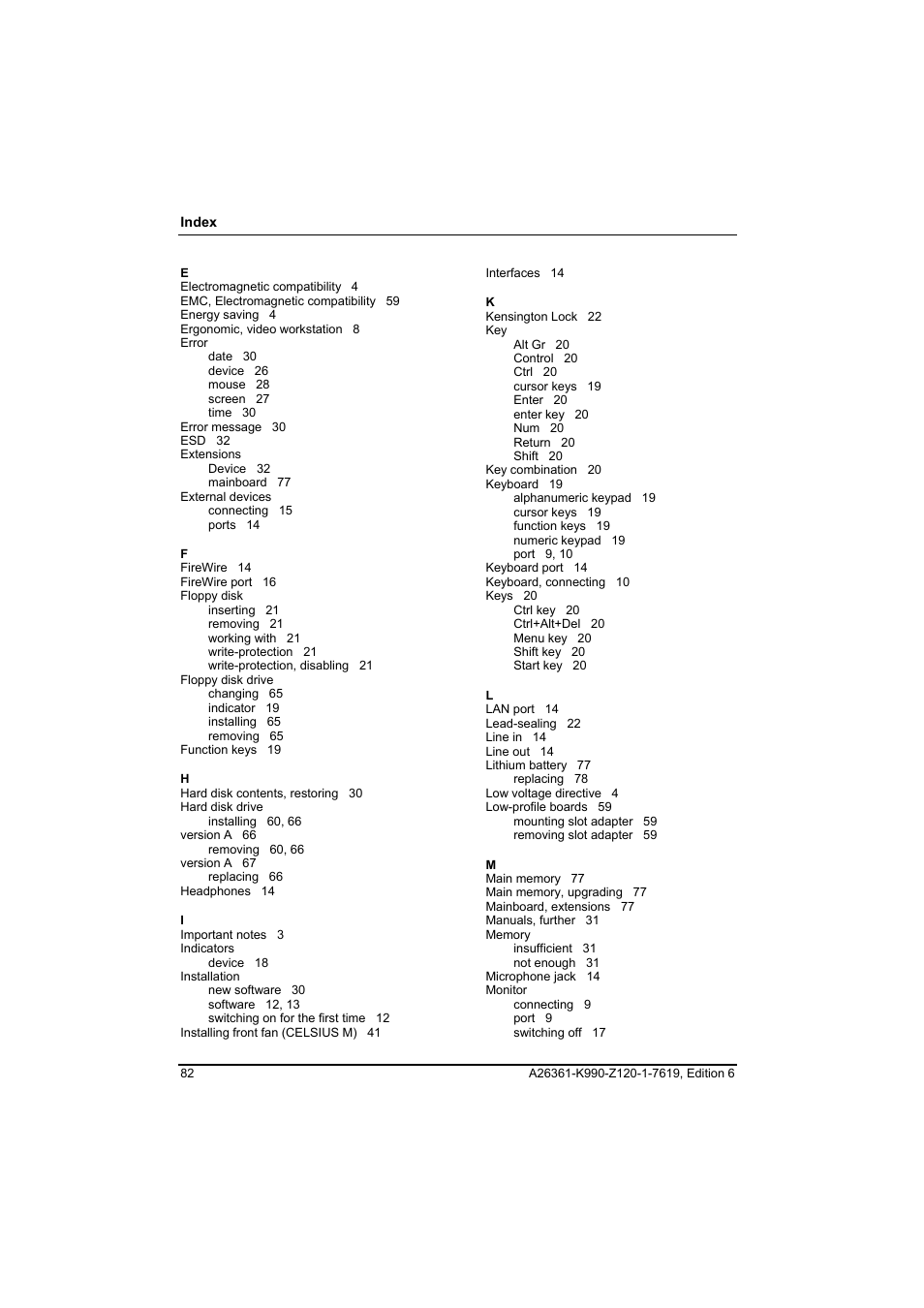 FUJITSU Siemens CELCIUS M/V/R User Manual | Page 90 / 92
