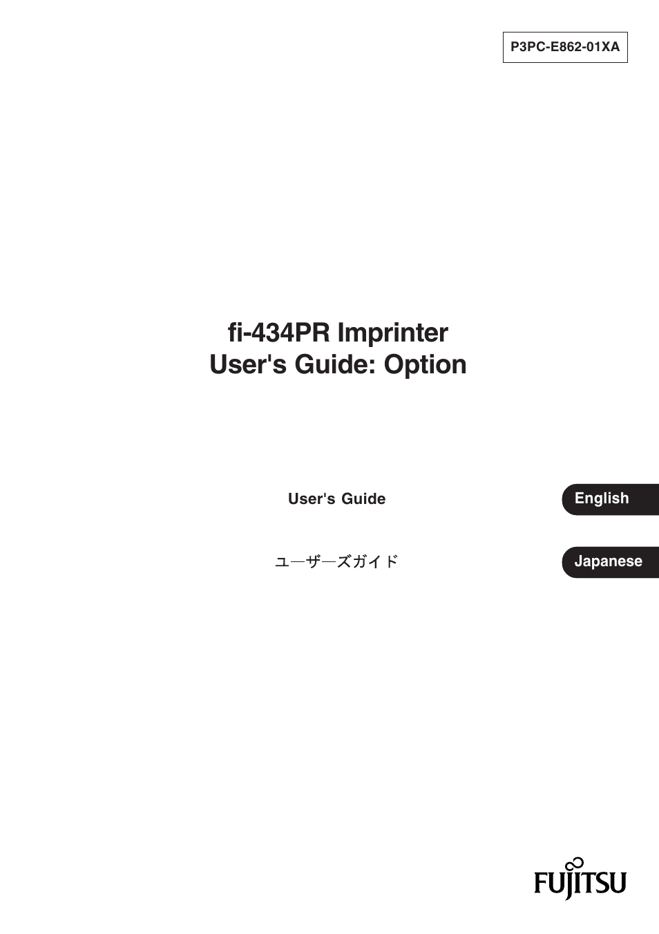 FUJITSU fi-434PR User Manual | 44 pages