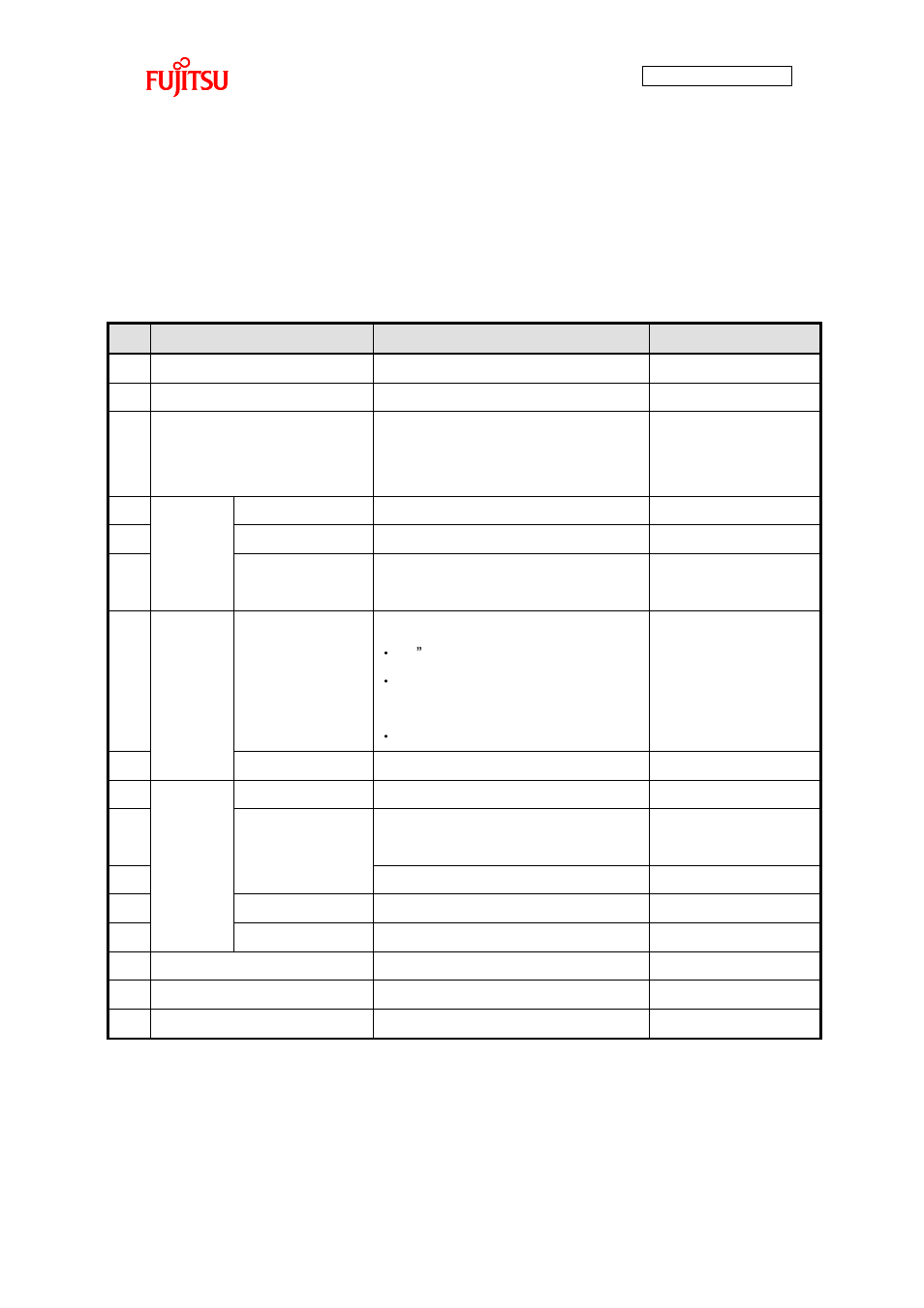 7 specifications, 1 hardware, 1 general specifications | Specifications, Hardware, General specifications | FUJITSU FMB AN706 User Manual | Page 30 / 99