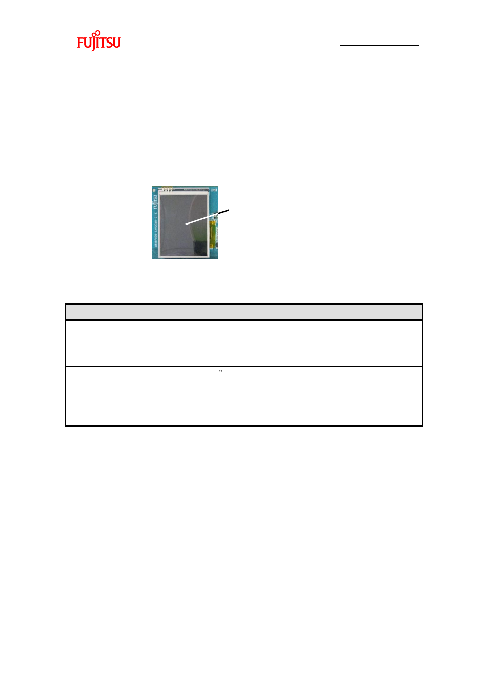 7 indicator, 1 lcd module with touch panel, Indicator | Lcd module with touch panel | FUJITSU FMB AN706 User Manual | Page 43 / 99