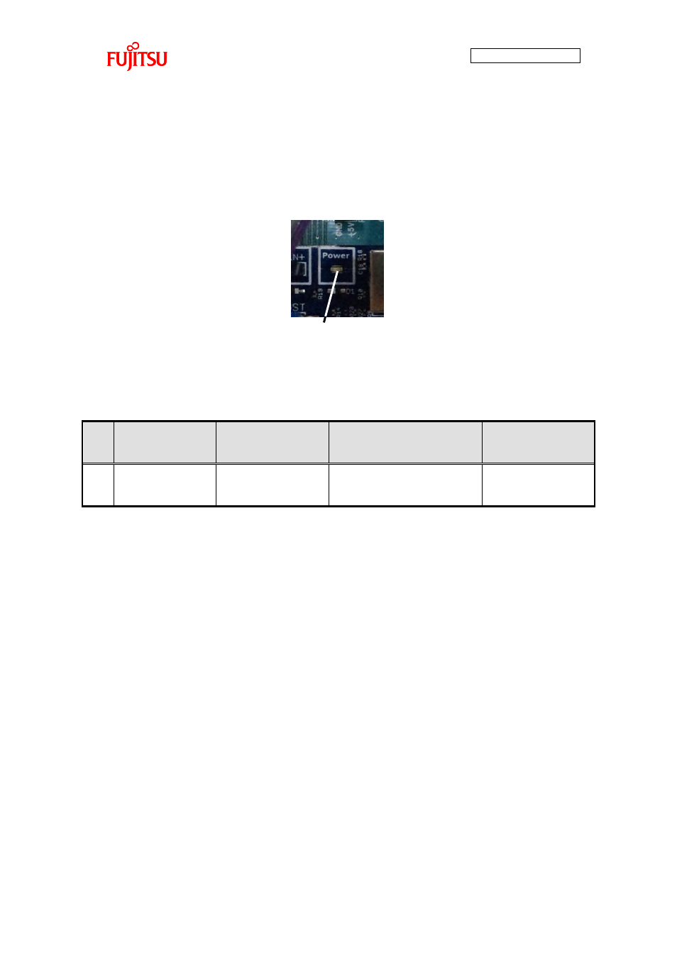 2 power led, Power led | FUJITSU FMB AN706 User Manual | Page 44 / 99