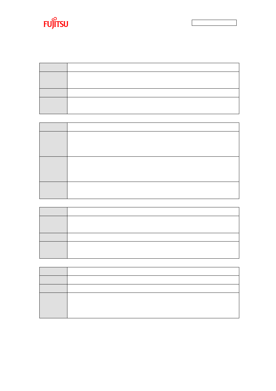 7 i2s driver api, S driver api | FUJITSU FMB AN706 User Manual | Page 64 / 99