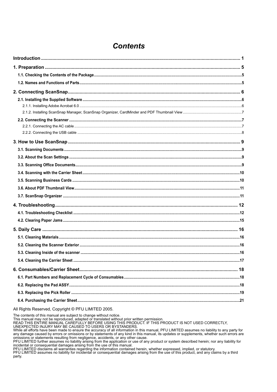 FUJITSU fi-5110EOX2 User Manual | Page 4 / 130