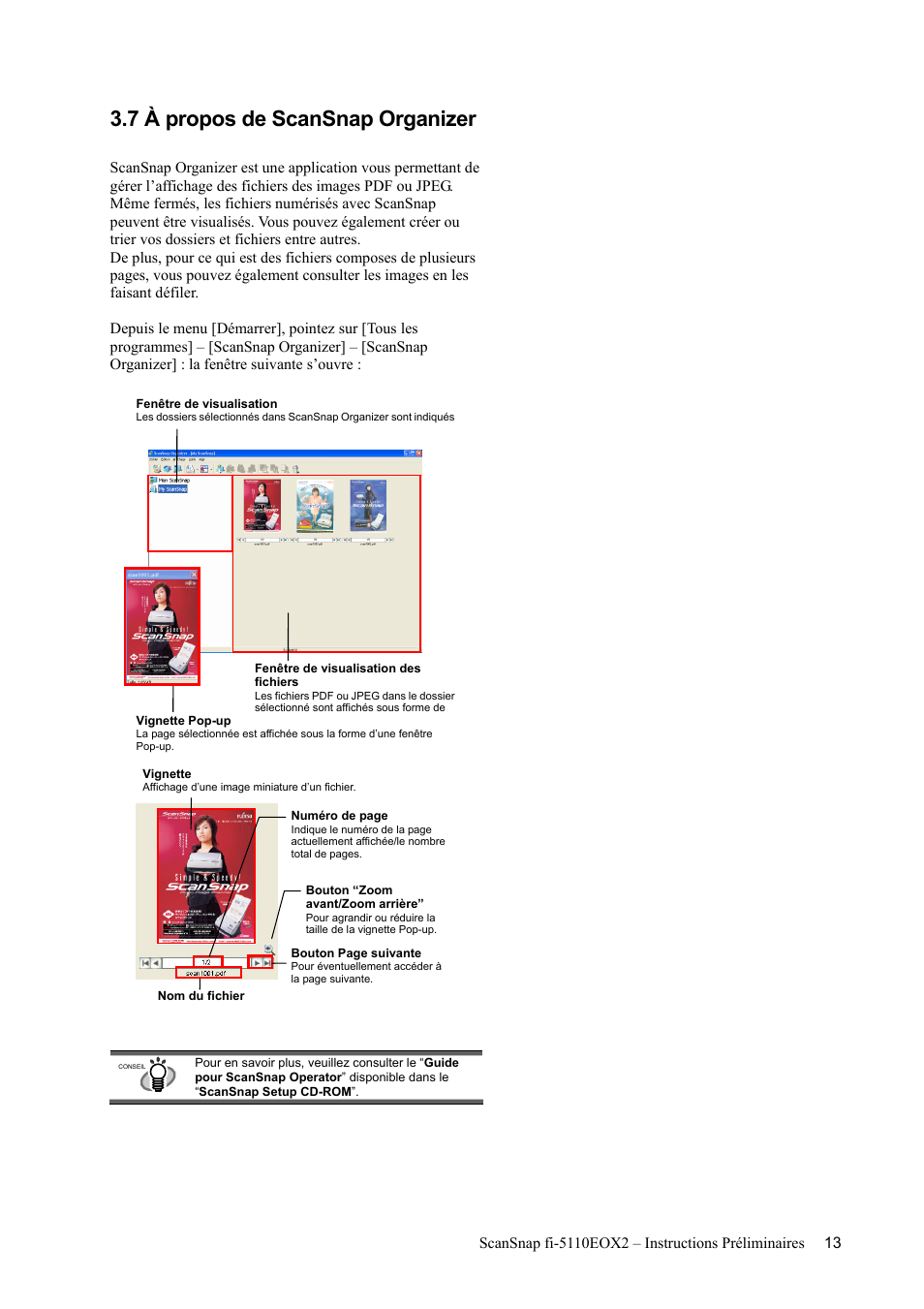 7 à propos de scansnap organizer | FUJITSU fi-5110EOX2 User Manual | Page 41 / 130