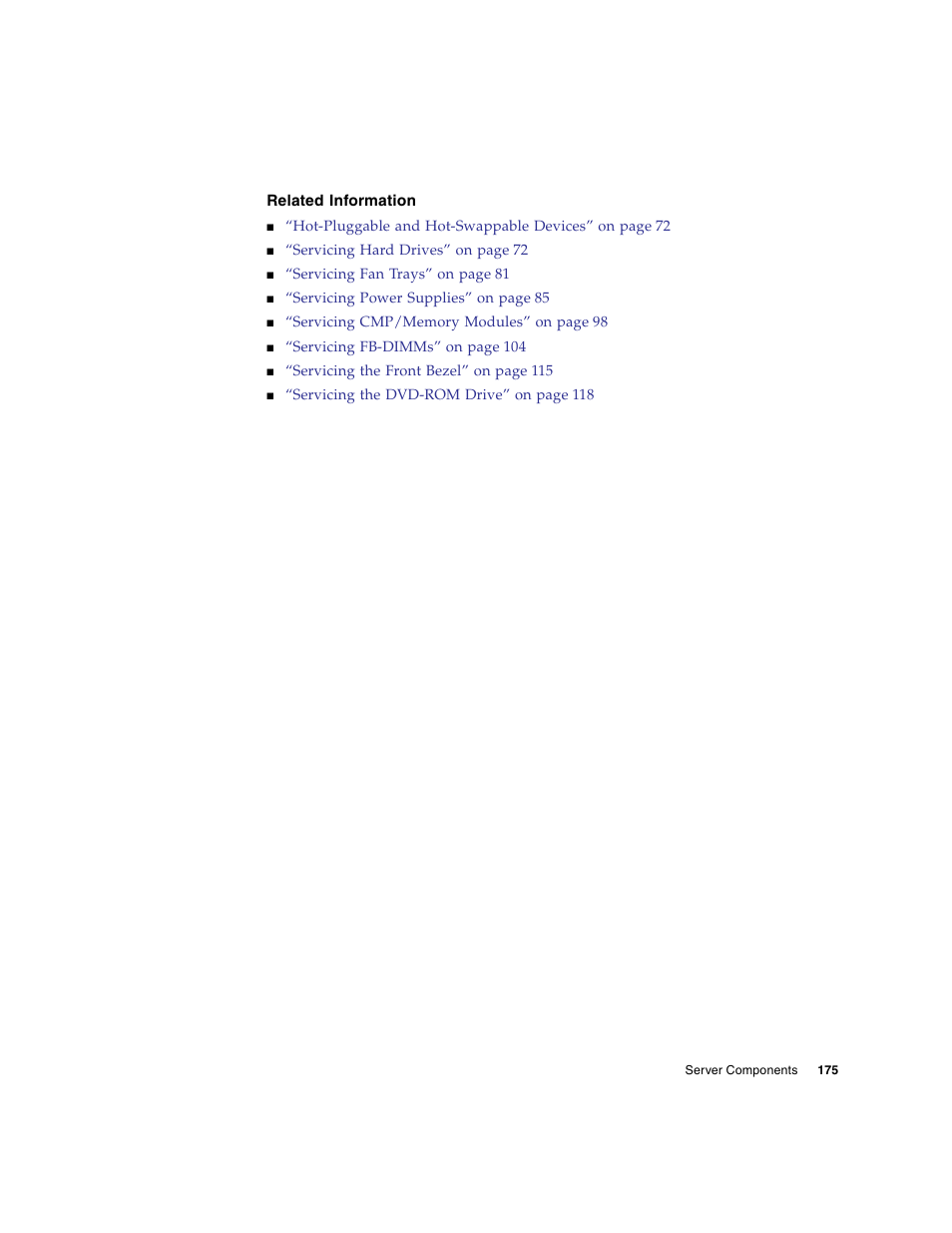 Related information | FUJITSU SPARC T5440 User Manual | Page 201 / 214