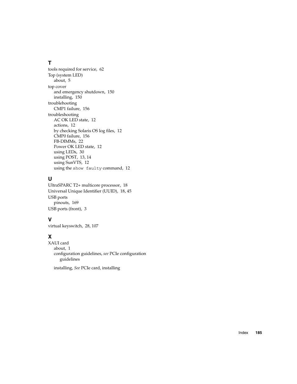 FUJITSU SPARC T5440 User Manual | Page 211 / 214