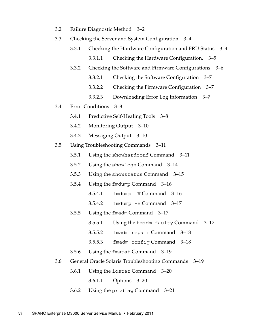 FUJITSU M3000 User Manual | Page 6 / 198